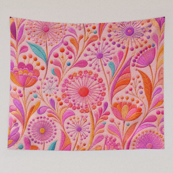Item preview, Retro Mid Century Dandelions 60's Inspired designed and sold by scicilysimonee.