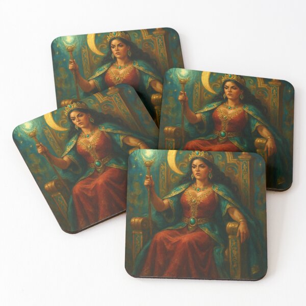Item preview, Latina Moon Mage Queen — Celestial Goddess Art designed and sold by PixelBrujeria.