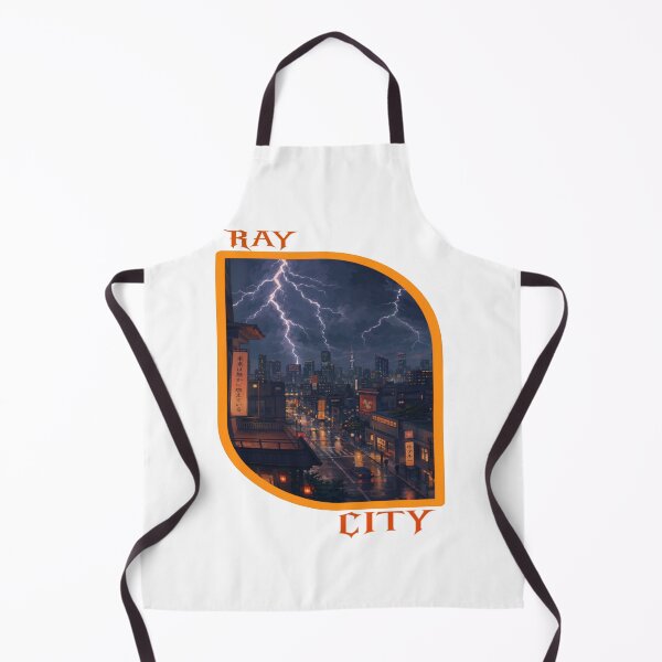 Item preview, RAY City Storm Lightning Urban Landscape Graphic T-Shirt designed and sold by RAYapparel.