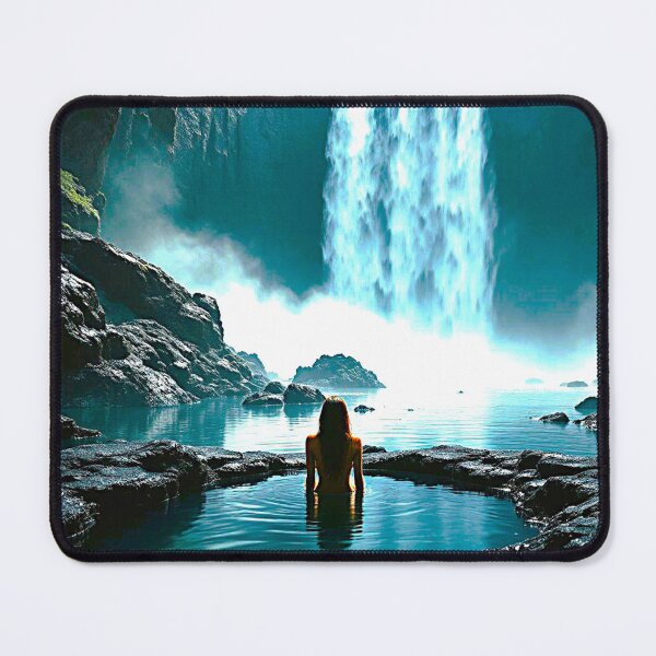 Item preview, “Serenity Beneath the Falls” designed and sold by Amber-Lee-Art.