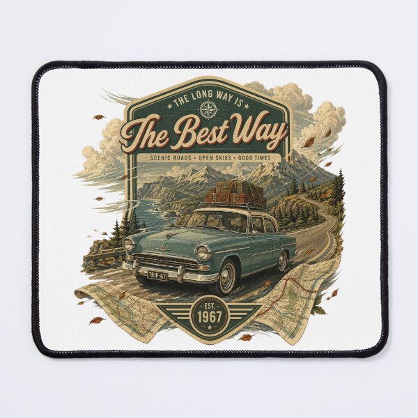 Item preview, The Long Way IS, The Best Way designed and sold by RisingWolfStudio.