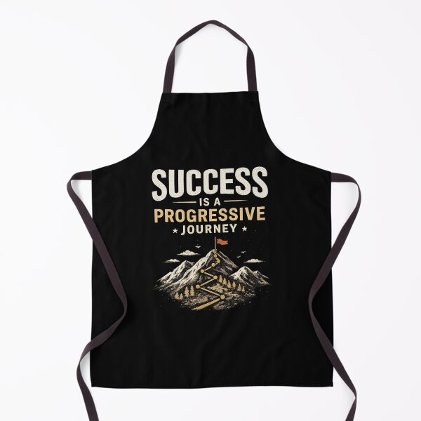 Item preview, Success Is a Progressive Journey – Mountain Motivation designed and sold by funny things random.