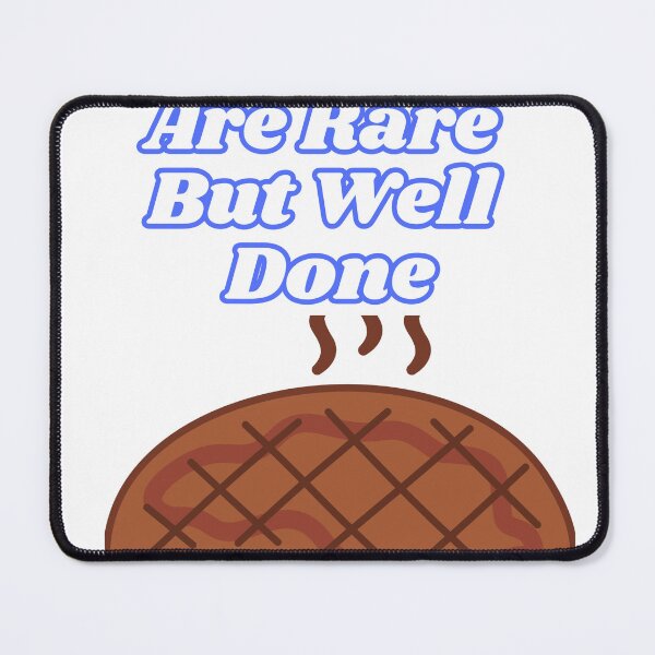 Item preview, My Jokes Are Rare But Well Done — Funny Dad Joke Steak T-Shirt Gift for Men designed and sold by groan up humour.