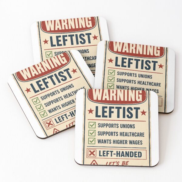 Item preview, Leftist not Left handed white designed and sold by xo edmo.