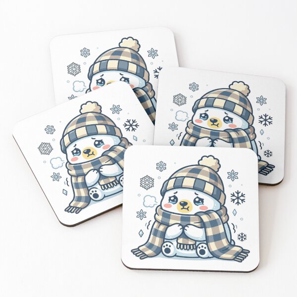 Item preview, So Cold Cute Winter Bear Kawaii Cartoon Graphic designed and sold by morning sun.