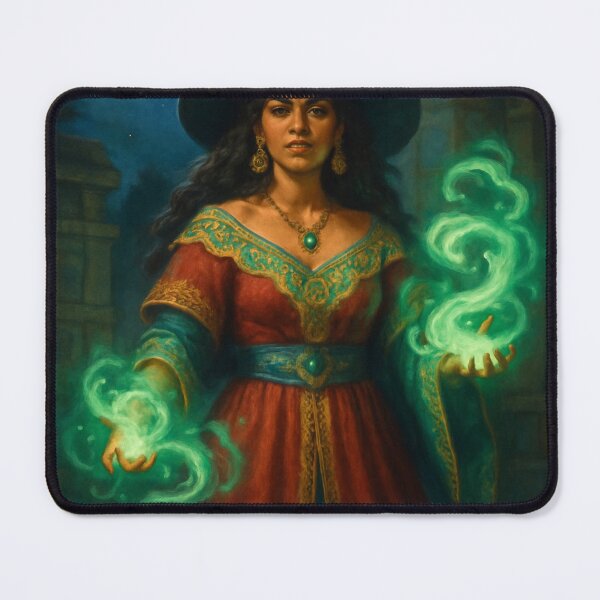 Item preview, Jade Magic Bruja — Latina Witch Art designed and sold by PixelBrujeria.