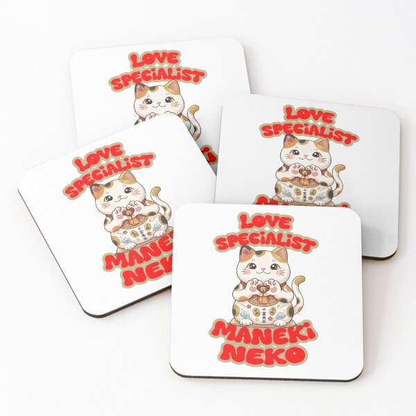 Item preview, A Lucky Cat Specializing in Love / Maneki neko / designed and sold by LOVEARTDESIGN.