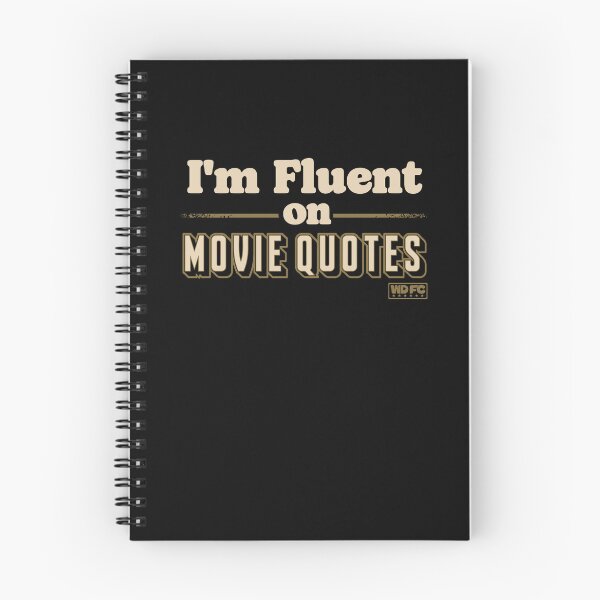 Item preview, I Speak Fluent Movie Quotes designed and sold by World Domination For Cats ®.