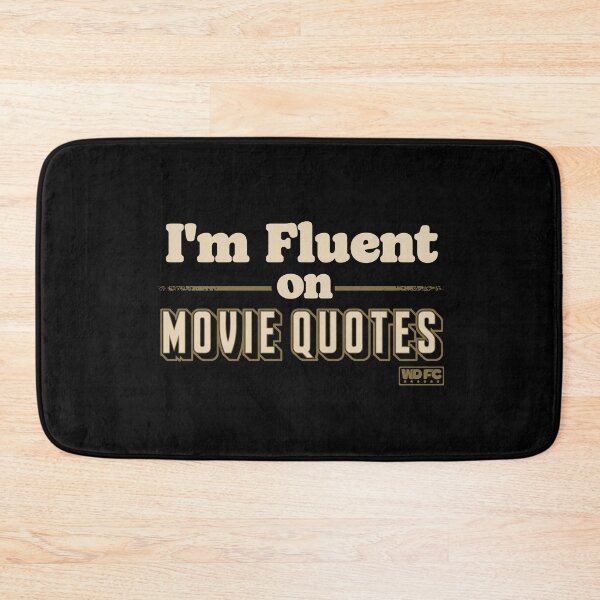 Item preview, I Speak Fluent Movie Quotes designed and sold by World Domination For Cats ®.