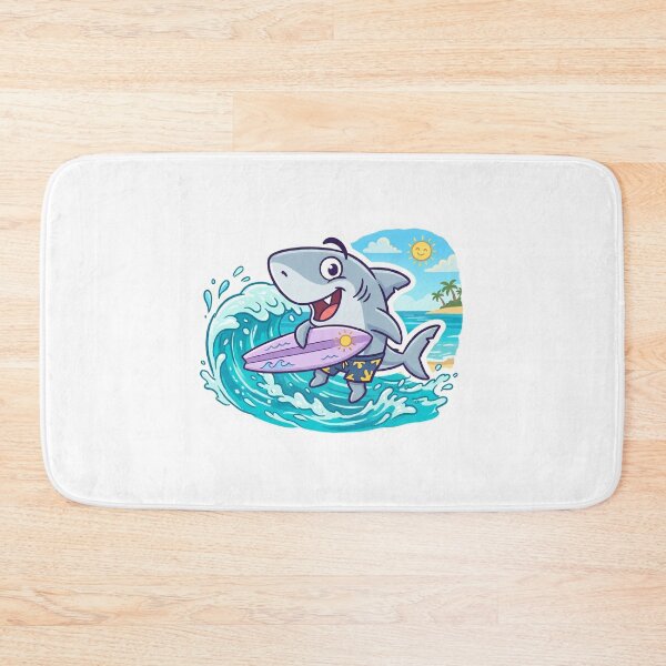 Item preview, Cool surfing shark  designed and sold by Kiraguapa.