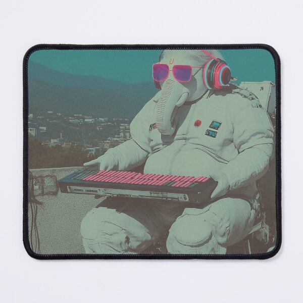 Item preview, Ganesha Astronaut Synthwave Neon Vision Cyberpunk Art designed and sold by PANNARUK THAILAND.