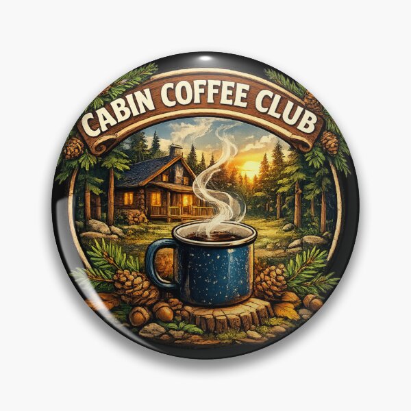 Item preview, Cabin Coffee Club designed and sold by RisingWolfStudio.