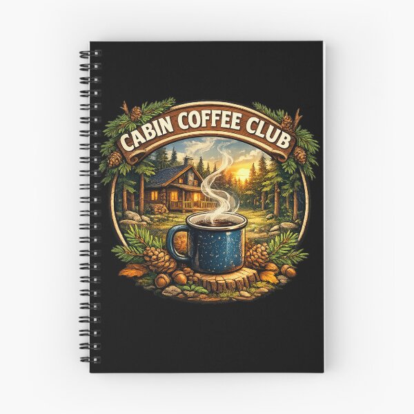 Item preview, Cabin Coffee Club designed and sold by RisingWolfStudio.