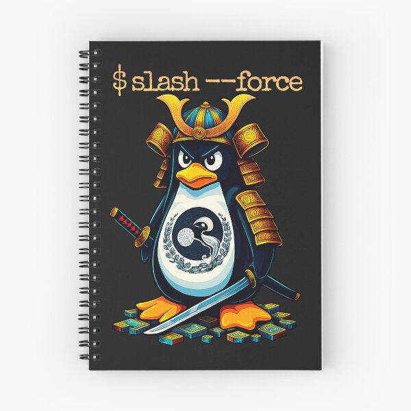 Item preview, Ancient Linux Penguin Samurai Sword Master Coding designed and sold by Littermin.