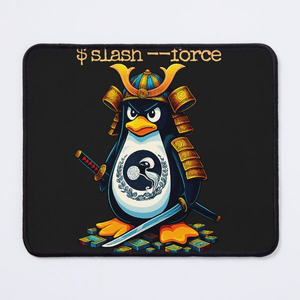 Item preview, Ancient Linux Penguin Samurai Sword Master Coding designed and sold by Littermin.