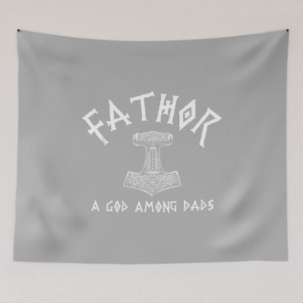 Item preview, Fathor A God Among Dads - Viking Dad Norse Mythology designed and sold by ArleneRowe.