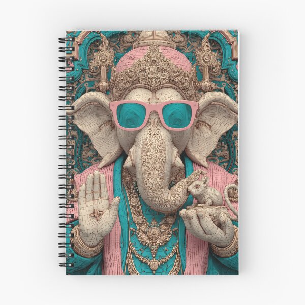 Item preview, Ganesha Blessed Vision Stylish Lucky Contemporary Sacred Art designed and sold by PANNARUK THAILAND.
