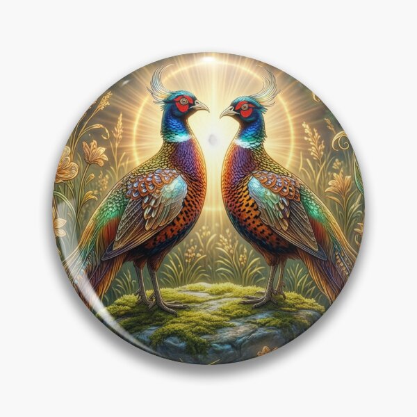 Item preview, Pheasants and Flowers designed and sold by Tridentulus.