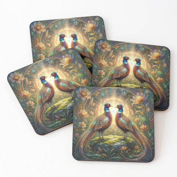 Item preview, Pheasants and Flowers designed and sold by Tridentulus.