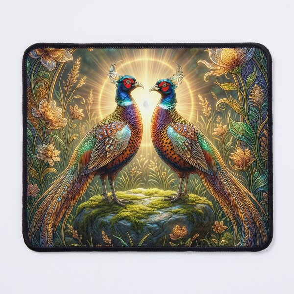 Item preview, Pheasants and Flowers designed and sold by Tridentulus.