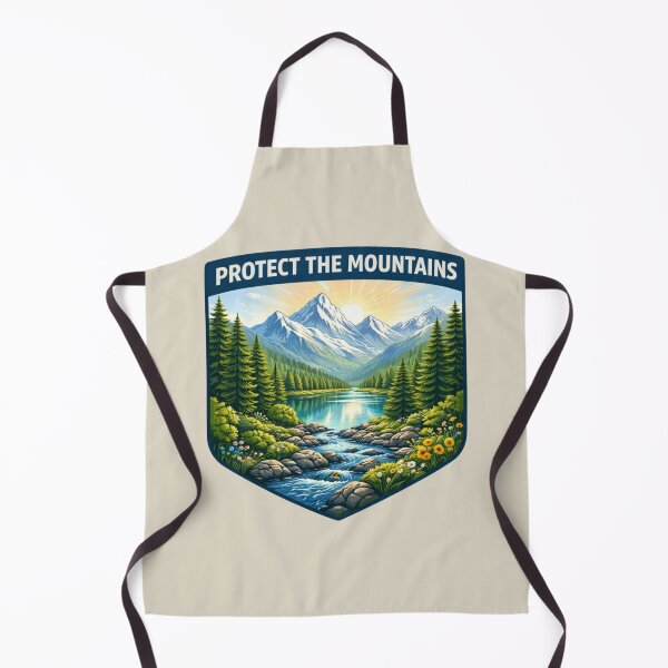 Item preview, Protect the Mountains - Environment Conservation designed and sold by Myra365Art.