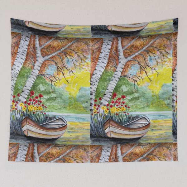 Item preview, Serenity Watercolour original painting designed and sold by RebeccaGaleney.