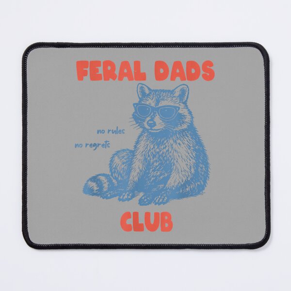 Item preview, Feral Dads Club Father's Day Raccoon Meme New Dad Club Mens designed and sold by ArleneRowe.