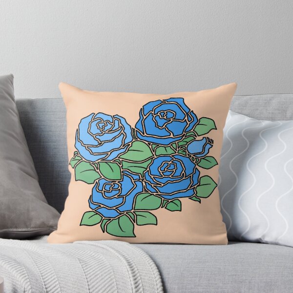 Item preview, Hand Drawn Blue Rose Bouquet Aesthetic Floral Art designed and sold by ubborn.