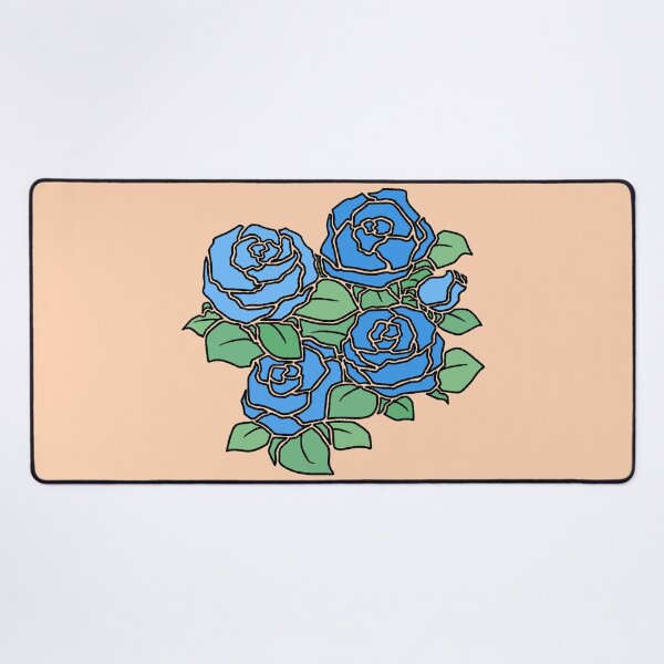 Item preview, Hand Drawn Blue Rose Bouquet Aesthetic Floral Art designed and sold by ubborn.