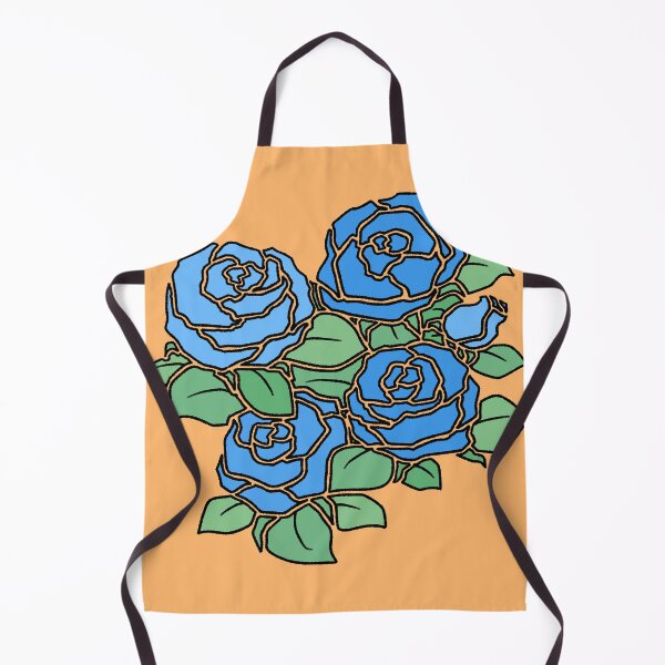 Item preview, Hand Drawn Blue Rose Bouquet Aesthetic Floral Art designed and sold by ubborn.