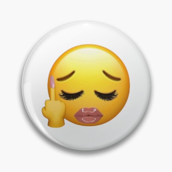 Item preview, middle finger emoji meme designed and sold by sneakyraptor44.