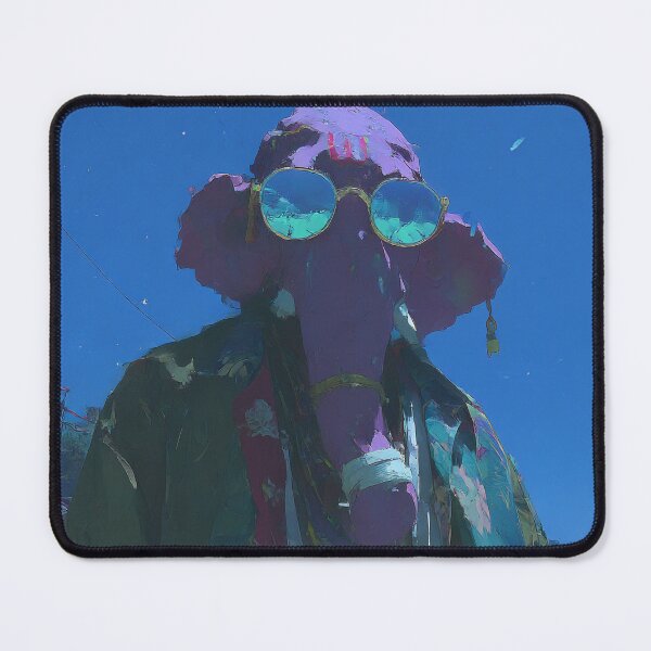 Item preview, Ganesha Blue Horizon Vision Calm Strength Pop Surrealism designed and sold by PANNARUK THAILAND.
