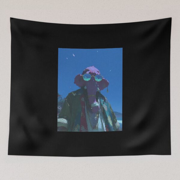 Item preview, Ganesha Blue Horizon Vision Calm Strength Pop Surrealism designed and sold by PANNARUK THAILAND.