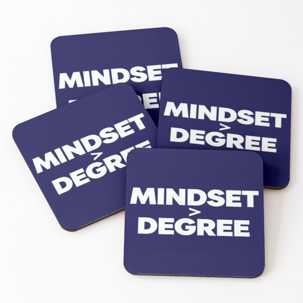 Item preview, Mindset Over Degree – Motivational Growth Design designed and sold by Cristhian Almanza.