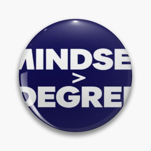 Item preview, Mindset Over Degree – Motivational Growth Design designed and sold by Cristhian Almanza.