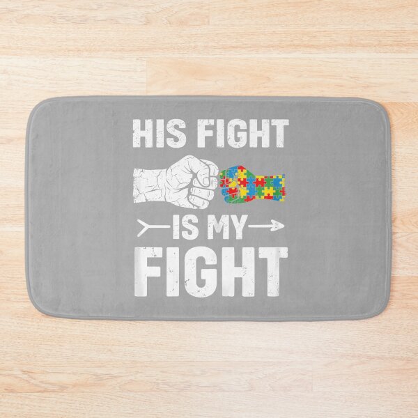 Item preview, Fight Autism Awareness Dad Mom Parent Autistic Men Women designed and sold by ArleneRowe.