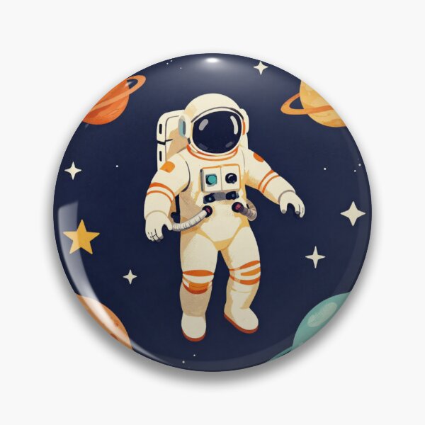 Item preview, Lost in Space – Retro Astronaut designed and sold by funny things random.