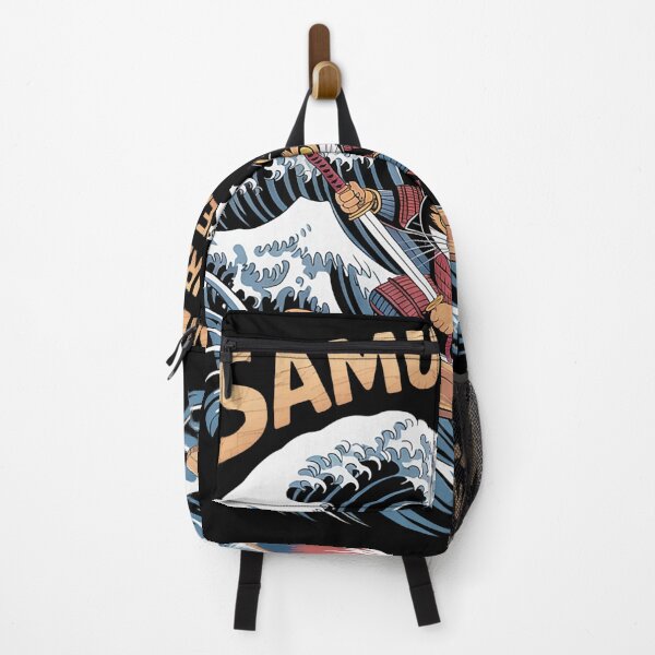 Item preview, Samurai Cat Surfing The Great Wave Japan Ocean designed and sold by Littermin.