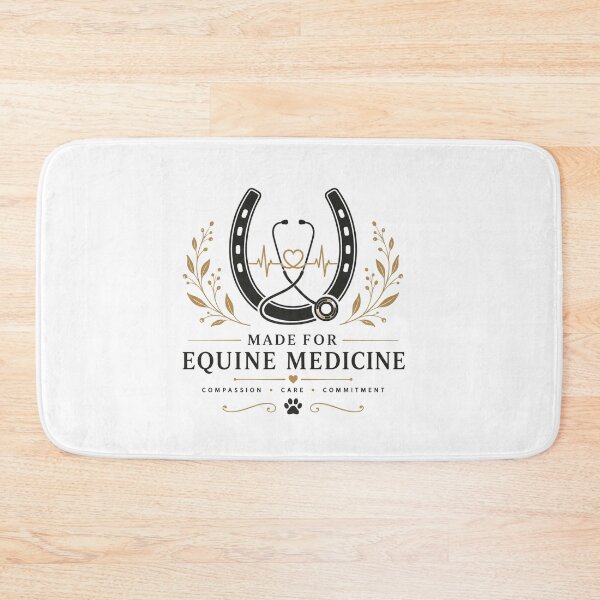 Item preview, Dedicated to Equine Veterinary Care - Elegant Horse Vet Gold Art designed and sold by batoot1.
