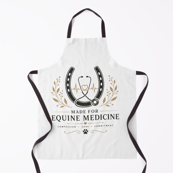 Item preview, Dedicated to Equine Veterinary Care - Elegant Horse Vet Gold Art designed and sold by batoot1.
