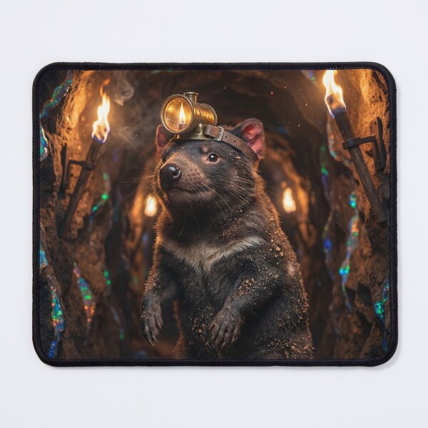 Item preview, Tasmanian Devil Opal Miner designed and sold by Tridentulus.