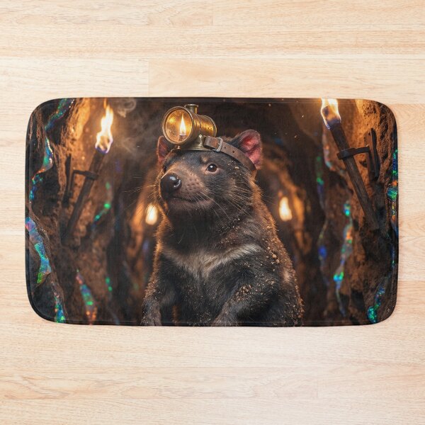 Item preview, Tasmanian Devil Opal Miner designed and sold by Tridentulus.