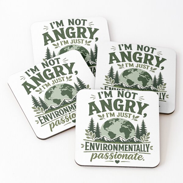 Item preview, I'm Not Angry - I'm Just Environmentally Passionate designed and sold by Stylishly Eco.