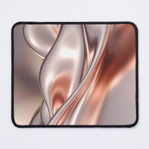 Item preview, Twisted Rose-Gold Metallic Ribbon Design designed and sold by IntelliMindDesigns.