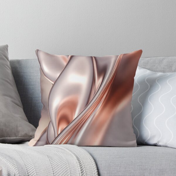Item preview, Twisted Rose-Gold Metallic Ribbon Design designed and sold by IntelliMindDesigns.