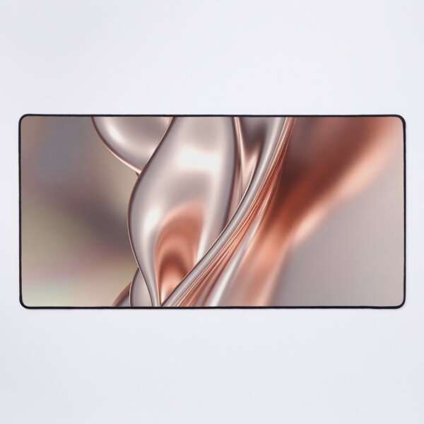 Item preview, Twisted Rose-Gold Metallic Ribbon Design designed and sold by IntelliMindDesigns.