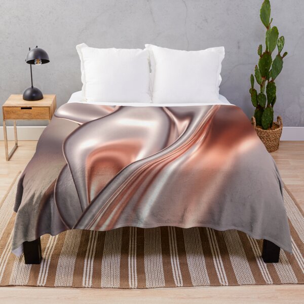 Item preview, Twisted Rose-Gold Metallic Ribbon Design designed and sold by IntelliMindDesigns.