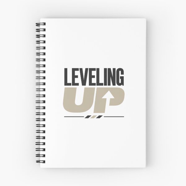 Item preview, Leveling Up | Motivational Growth Mindset Typography designed and sold by Irene Catchmind.