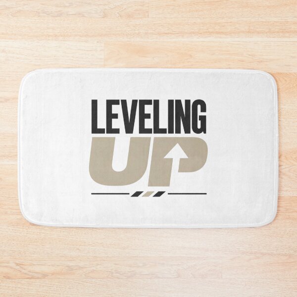 Item preview, Leveling Up | Motivational Growth Mindset Typography designed and sold by Irene Catchmind.