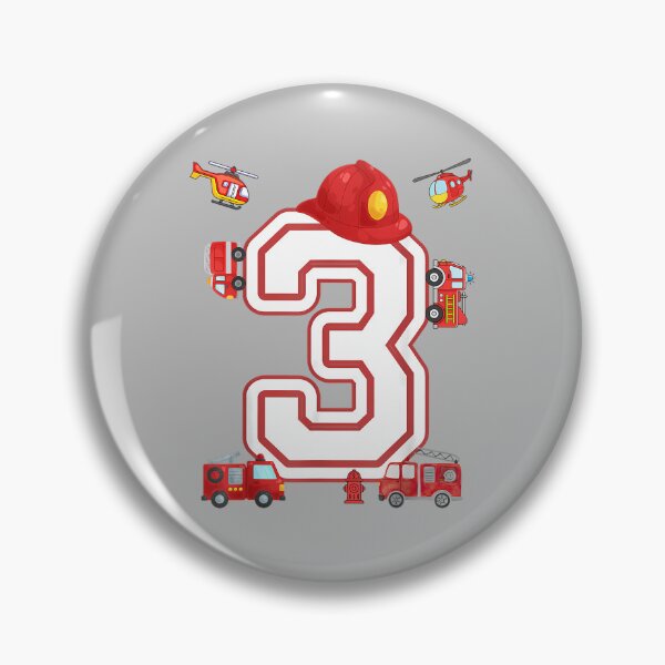 Item preview, Fire Truck 3rd Birthday 3 designed and sold by ArleneRowe.